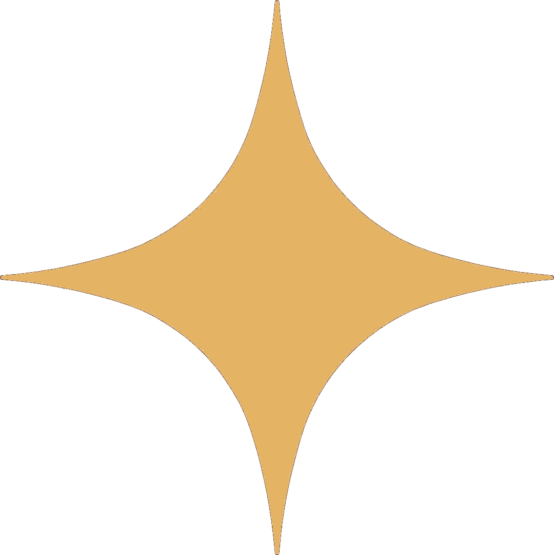 Creative logo featuring a gold star-shaped design for Sandra Lee Creative, emphasizing branding and visual identity.